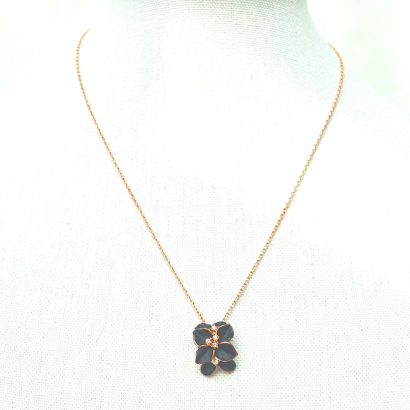 Floral Necklace Earrings Set - Picture 1 of 5